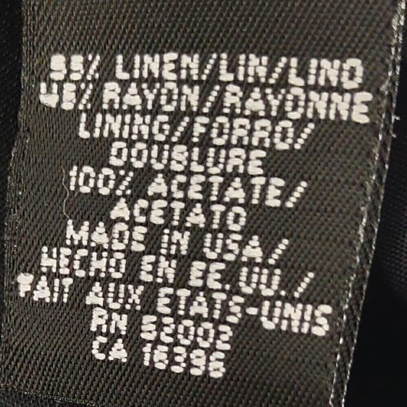 Liz Claiborne Petite Classics Three Button Black Blazer Size 2P - Picture 12 of 13